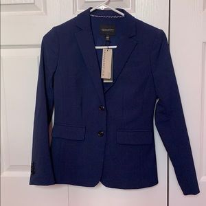 Banana Republic Blue Plaid Blazer
